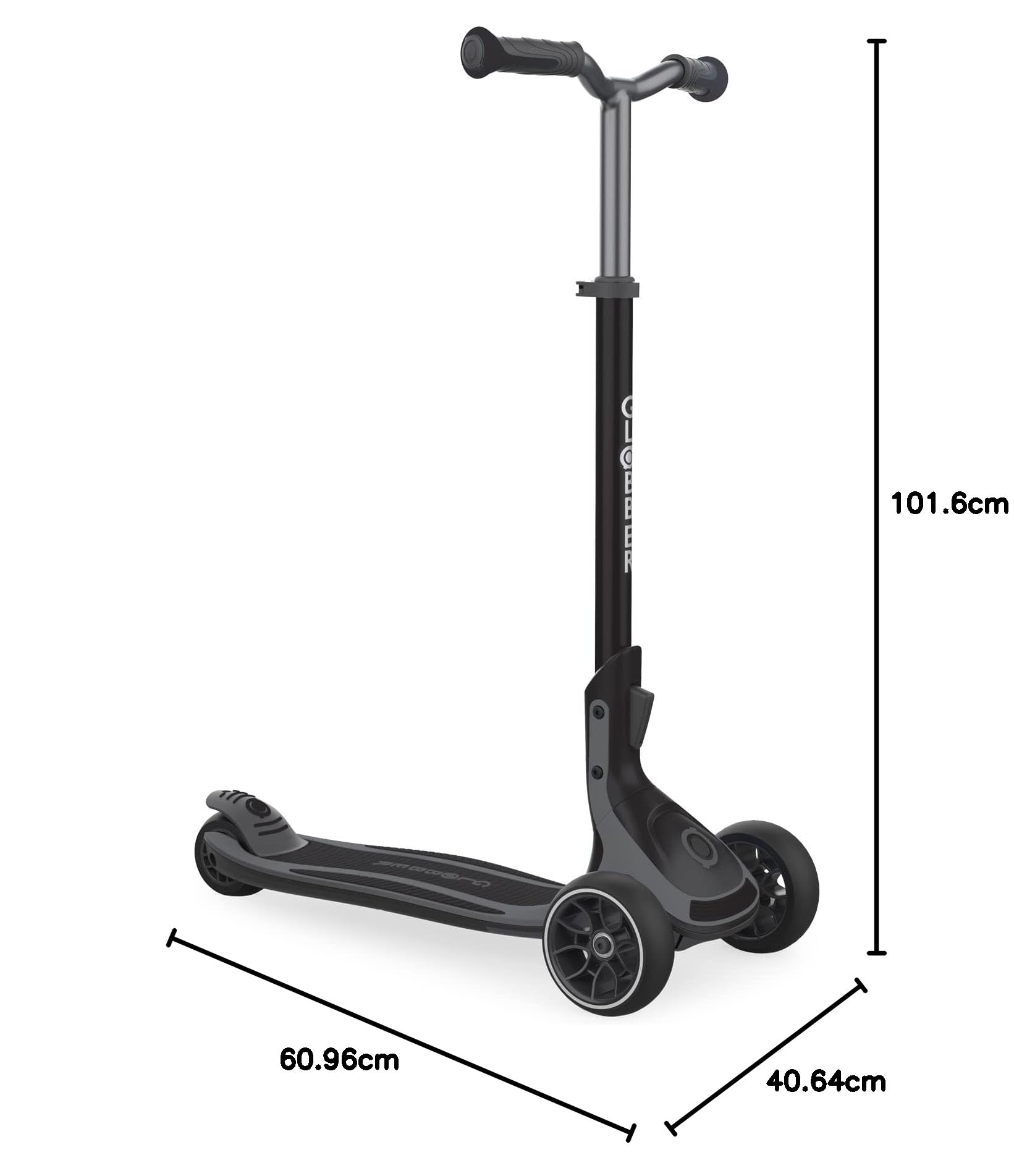 Globber Ultimum 612-120 hulajnoga trójkołowa do 100 kg szara