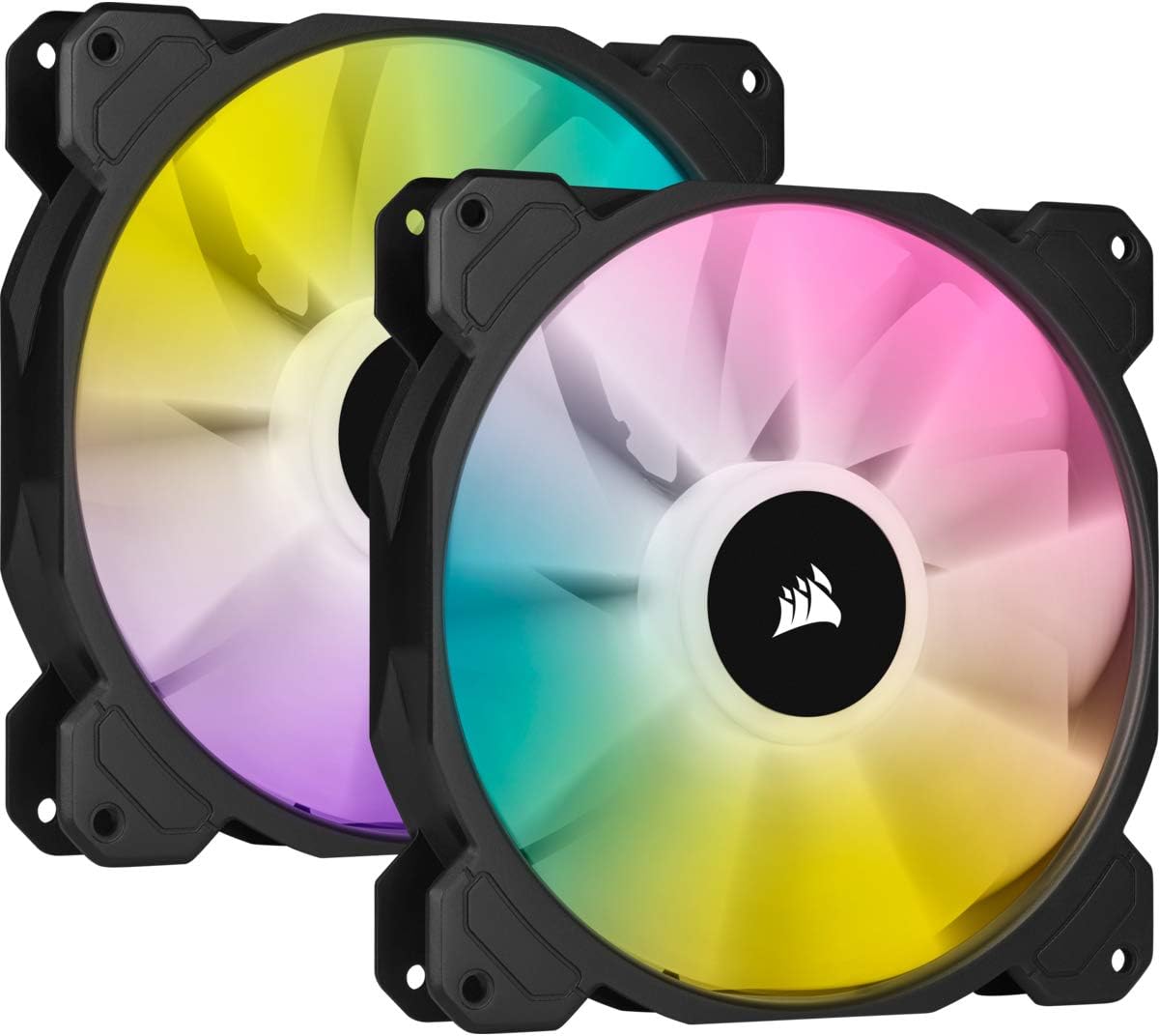 Sp Series, Sp140 RGB Elite, 140mm RGB Led Fan With Airguide, Dual Pack With LightingNode Cor, Black, Co-9050111-Ww