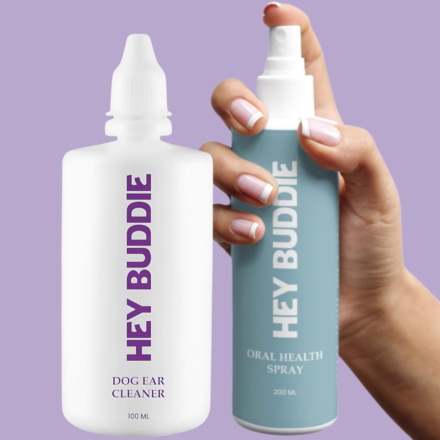 Hey Buddie Health Combo Dog Oral Spray 200 ML + Ear Cleaner for Dog 150 ML | Dog Tooth Cleaner for Fresh Breath, Control Plaque & Tartar | Advanced Dog Ear Cleaner Remove Dirt & Wax, Prevent infection (B0D86PGRPZ) Amazon Price History, Amazon Price Tracker