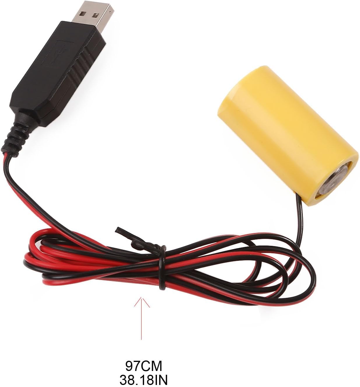 LR14 C Battery USB Power Supply Cable Replace 4 LR14 C Batteries Replace 4 X 1.5V Battery