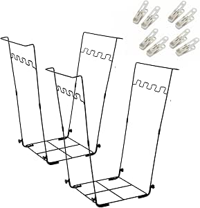 Garden Trash Bag Holder - Outdoor Leaf Bag Support Stand, Multi-Use Metal Frame Holds 30-45 Gallon Bags