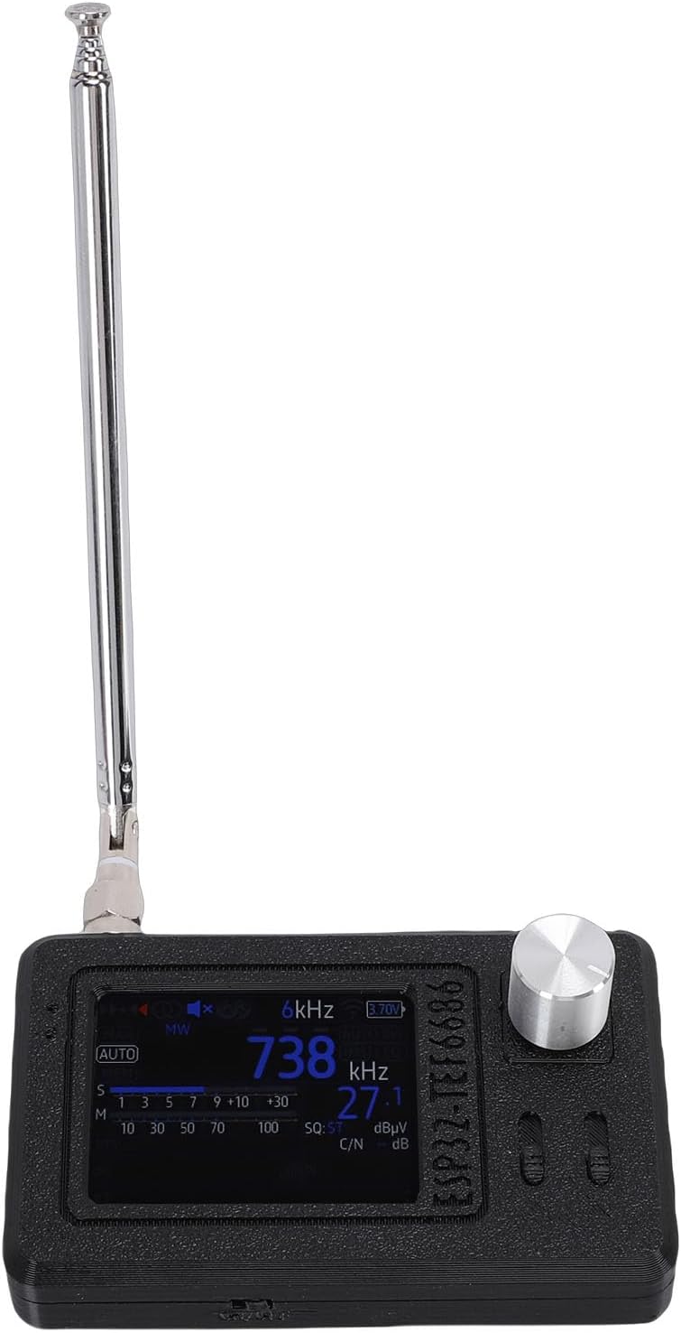 Portable Micro Radio, FM LW MW SW Pocket with Fit for Main Control Chip, Outstanding Selectivity and RDS Display