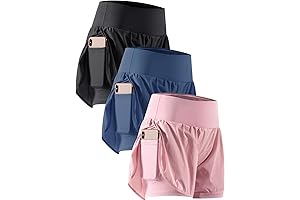 CADMUS 2-in-1 Women's Workout and Running Shorts: Gear Up for Unstoppable Fitness & Comfort