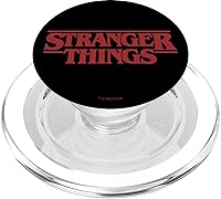 Vista 8 de Stranger Things Texto básico Logo PopSockets Standard PopGrip