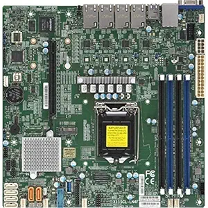 SUPERMICRO - MOTHERBOARDS MBD-X11SCL-LN4F-O E-2100 LGA1151 C242 128GB DDR4 PCI Express microATX Retail