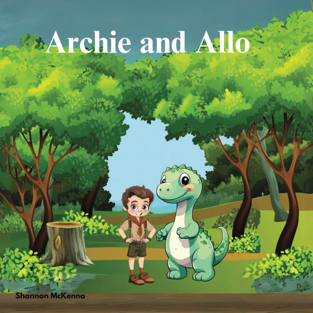 Archie and Allo The Dinosaur | Illustrated storybook for children and young readers
