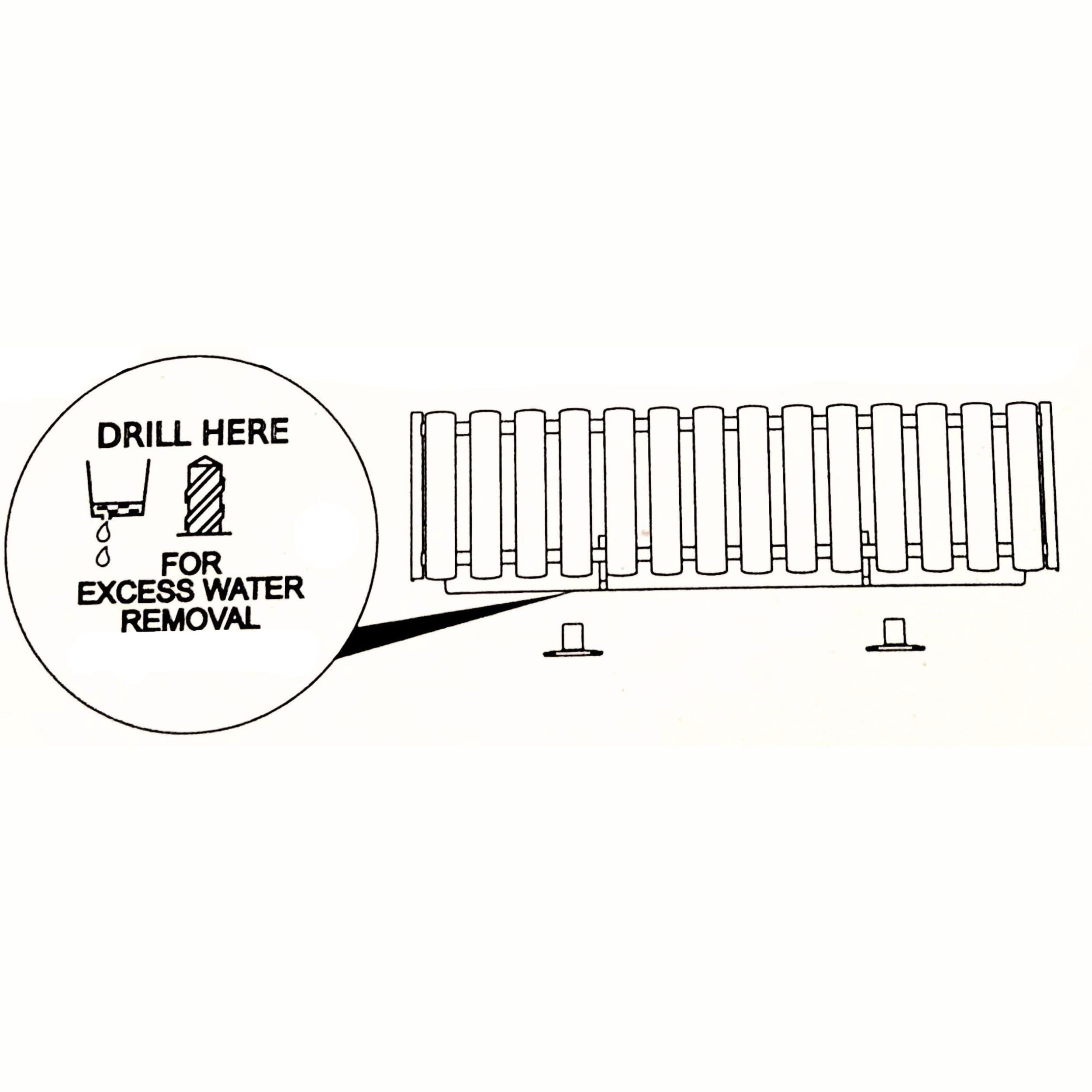 Fioriera Set 3 X 58x18x16,5 cm da balcone con sistema di irrigazione e tappi di drenaggio | Vaso per giardino moderno, protegge le radici e previene il ristagno d'acqua | Antracite