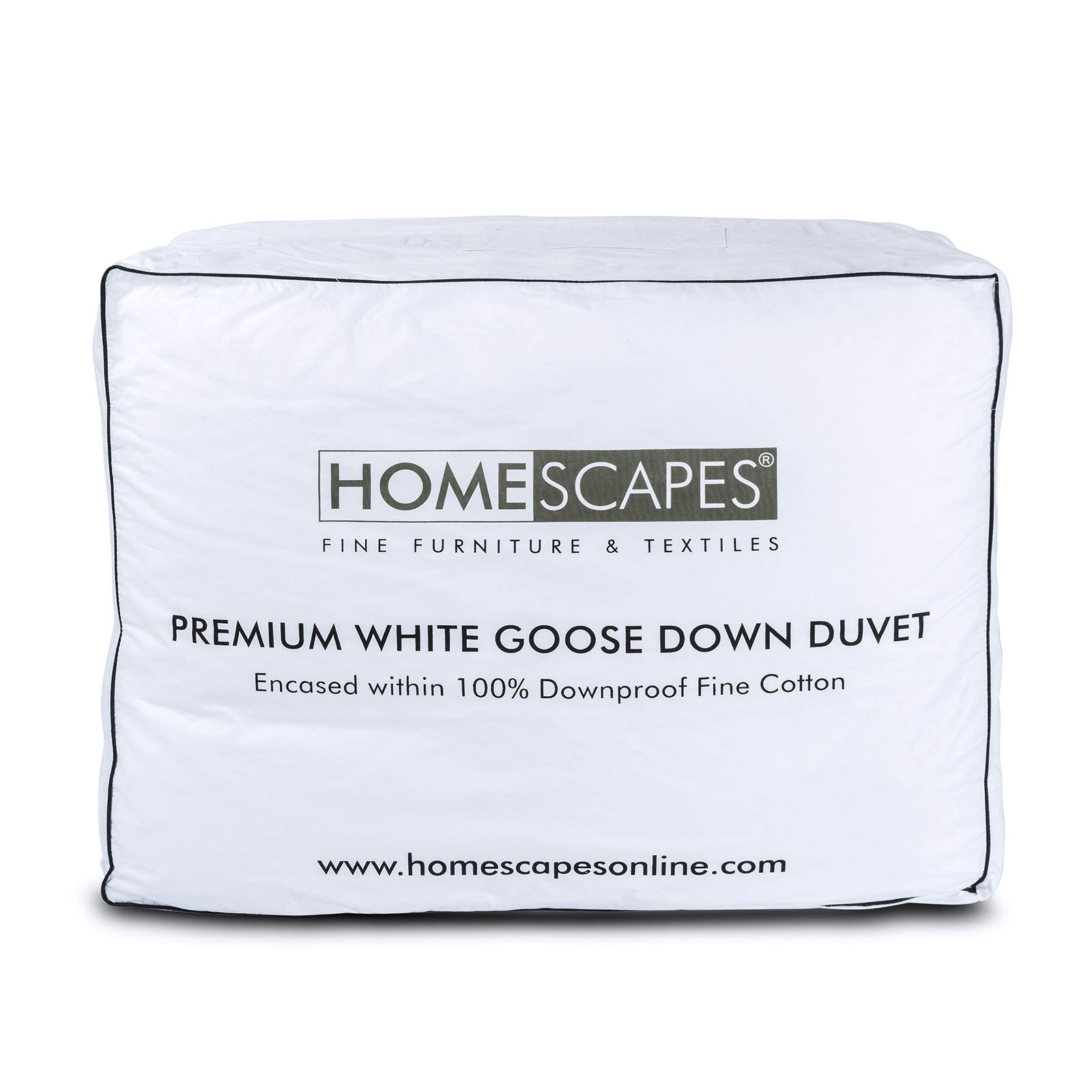 Homescapes Duvet King White 10.5 Tog