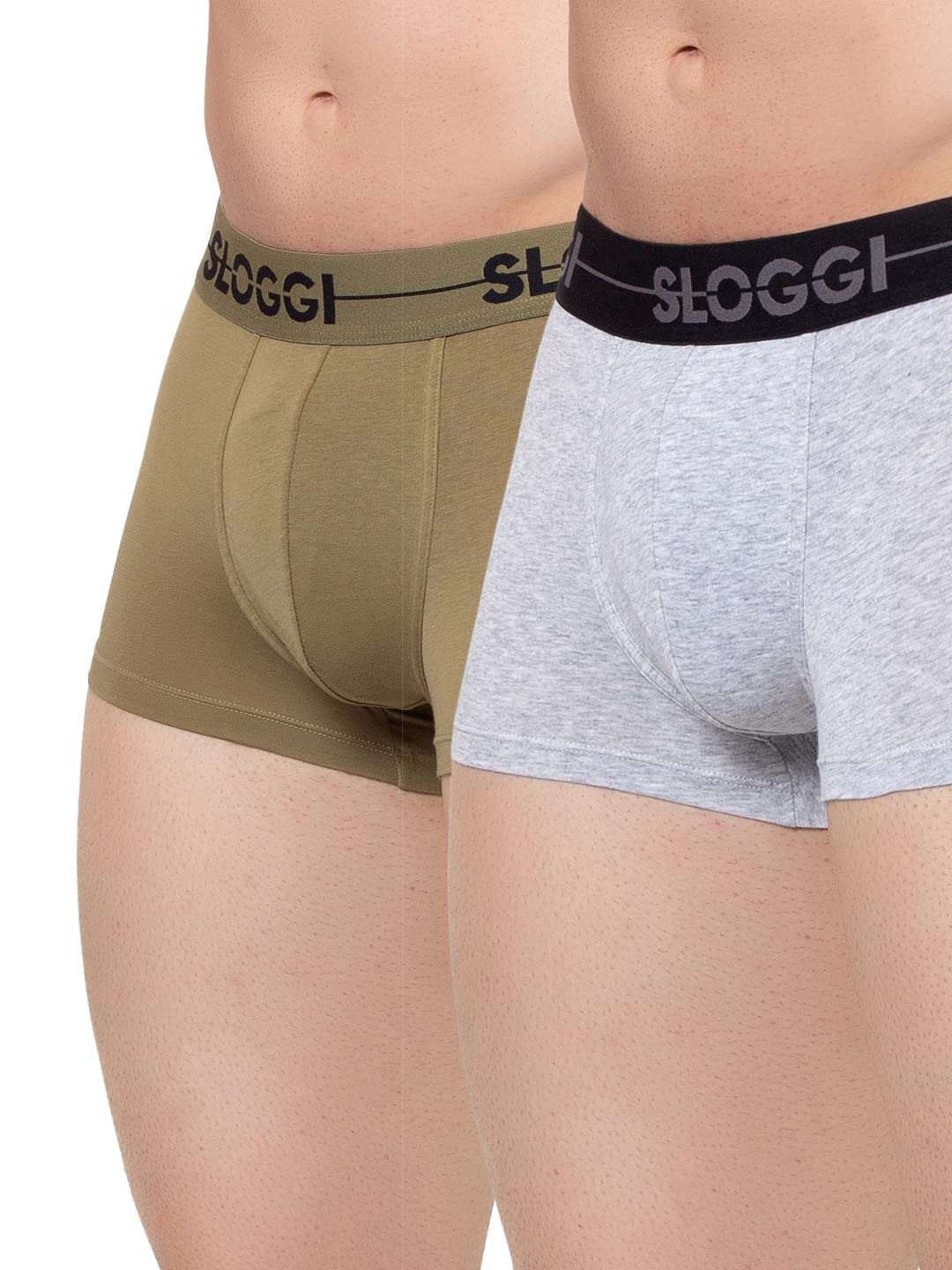 Triumph Men's Green - Light Combination Sloggi Go H Hipster C2p, Green-Light Combination, (Pack Of 2) Size 38
