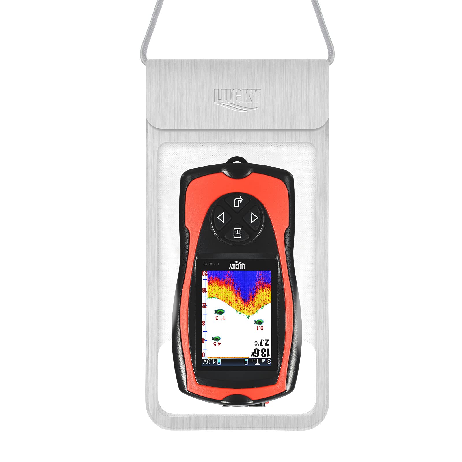 LUCKY Fish Finder Waterproof Case Portable Water Resistant Mobile Bag Handheld Dry Bag Lightweight