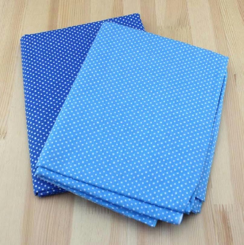 20 pièces/ensemble 25-100CM points de couleur 100% coton tissu Patchwork carrés coton couette tissu Bundle artisanat Patchwork tissu pour les filles