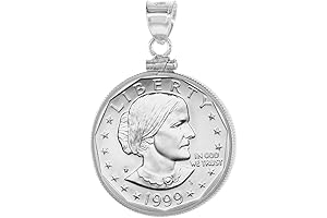Susan B. Anthony Sterling Silver Coin Bezel