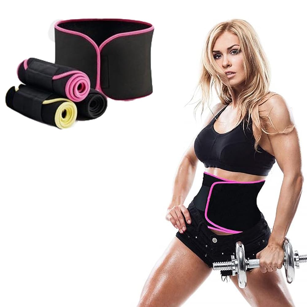 BQH Sweet Sweat Waist Trimmer Hot Waist Shaper Belt Instant Slim Look Belt for Women Black (B0CY2VKQ11) Amazon Price History, Amazon Price Tracker