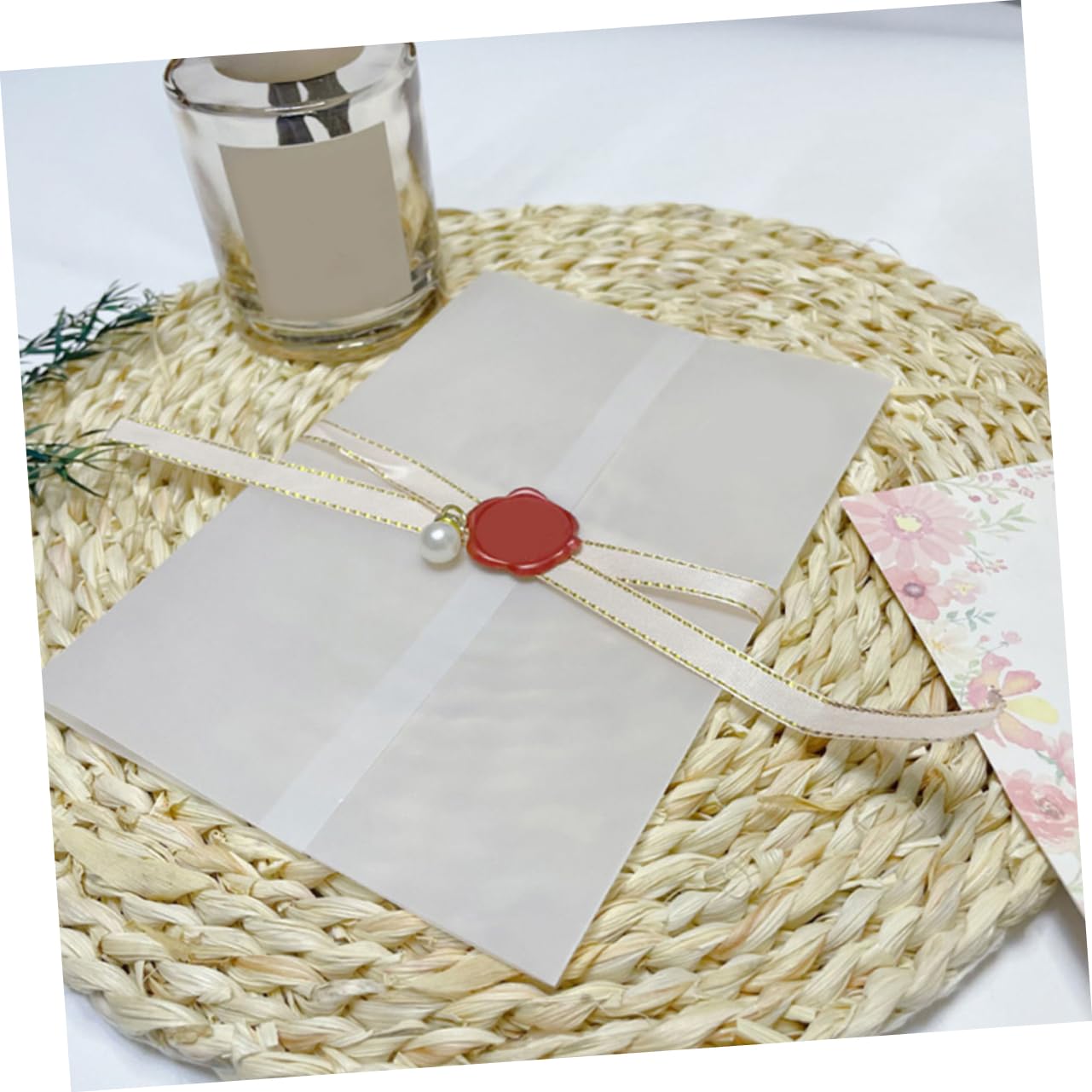 TEHAUX 100piezas Invitación de Boda Sobres para Invitaciones Sobres Decorativos para Boda para Tarjetas