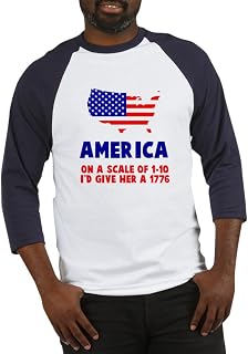 CafePress America Scale Baseball Jersey Baseball Shirt