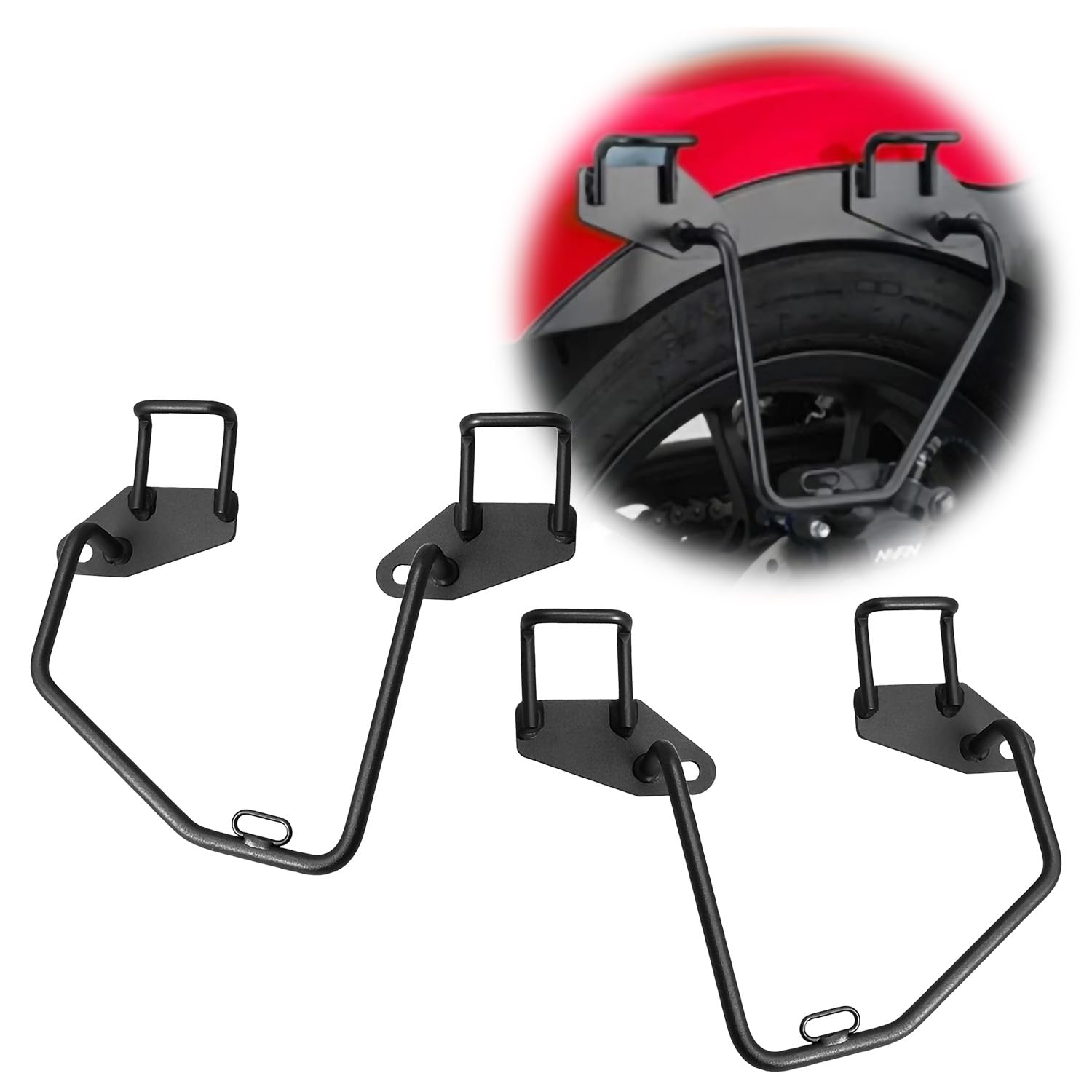 Amazon | 【Kagura motors】レブル250 レブル500 サイドバッグサポート