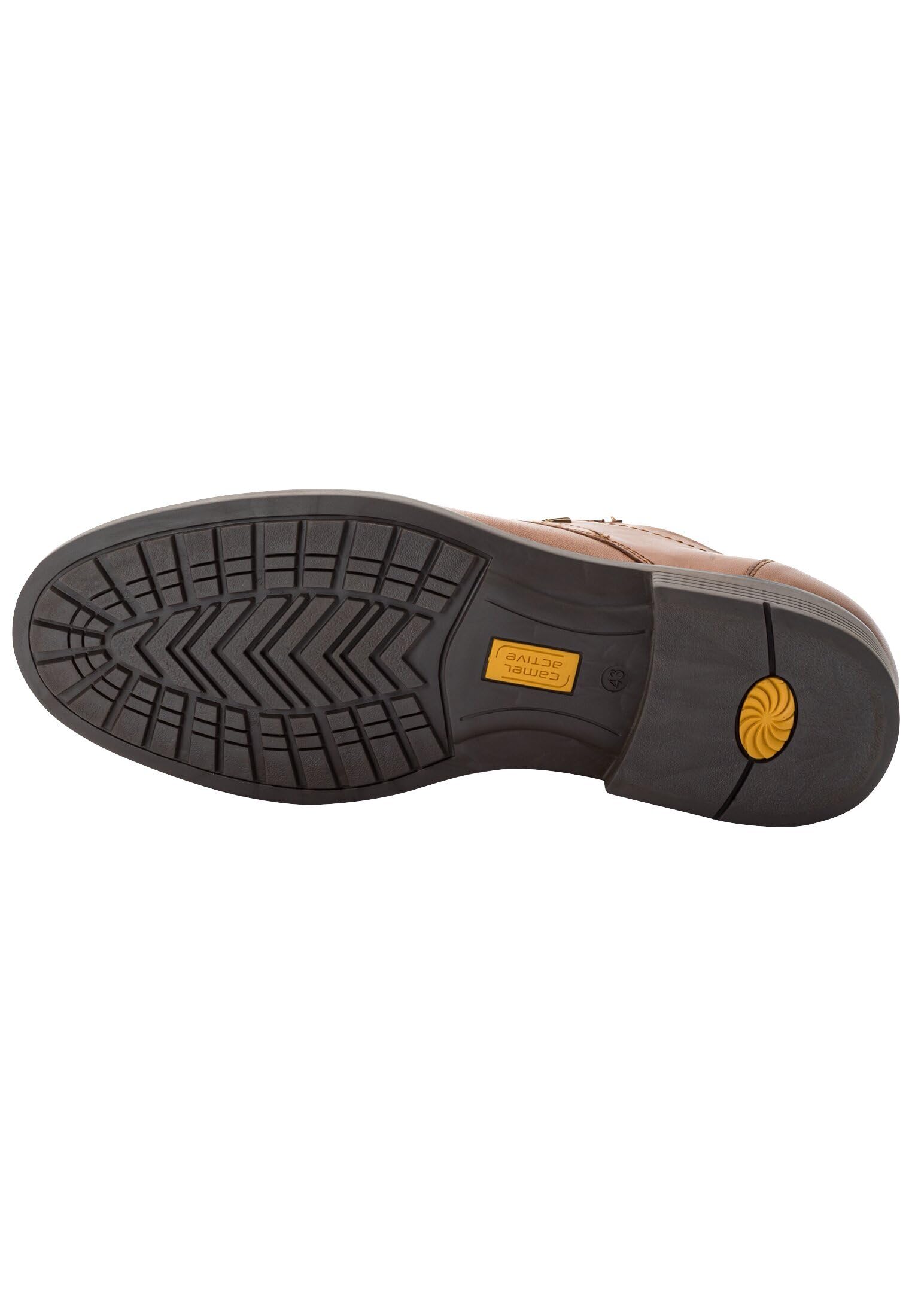 camel active Herren Oxford Schnürschuhe aus Rindsleder
