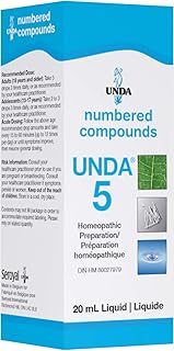 UNDA - UNDA 5 Numbered Compounds - Homepathic Remedy - 20 ml Liquid
