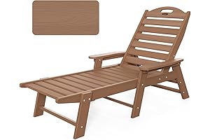 Ciokea Polywood Chaise Lounge for Outdoor Comfort and Style