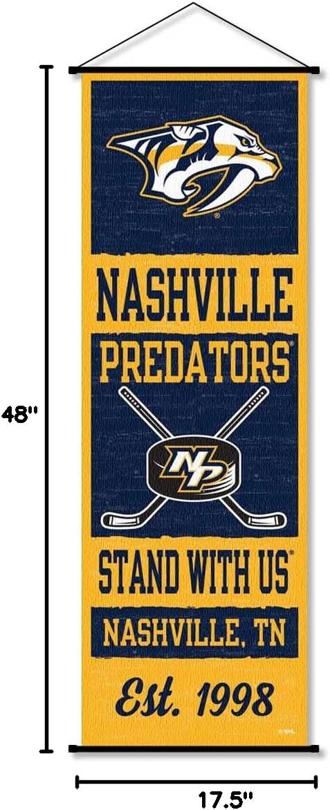 Nashville Predators Banner and Scroll Sign - Image 5