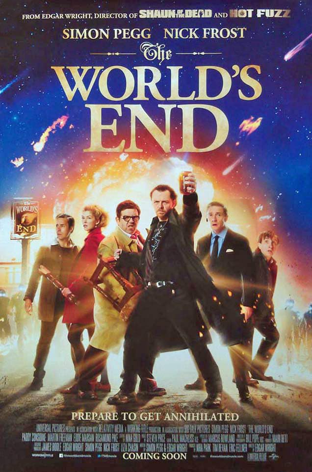 Amazon.com: THE WORLD'S END MOVIE POSTER 2 Sided ORIGINAL RARE