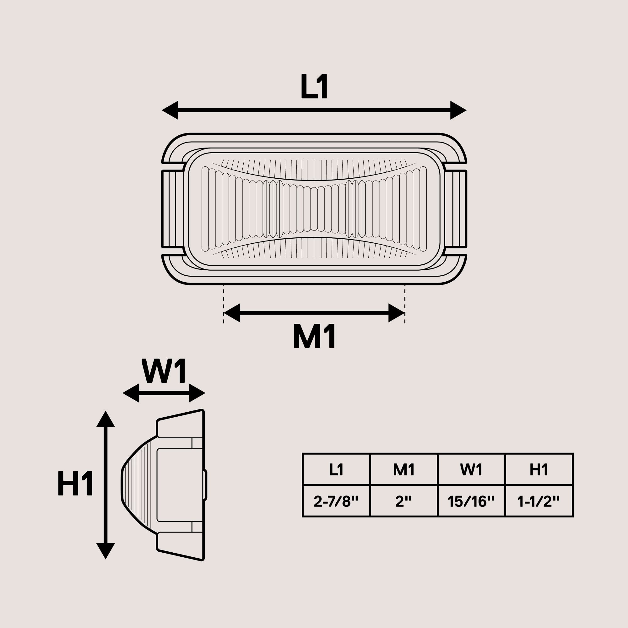 2 luces LED ámbar de 6,3 cm con borde negro [DOT FMVSS 108] [SAE P2PC] [montaje en superficie] [resistente al agua IP67] luces de señalización lateral para remolques y camiones