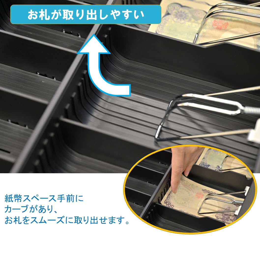 Amazon.co.jp: ナスコー キャッシュドロアー 中型 プリンター接続式