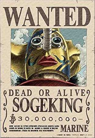 ワンピース Wantedポスター