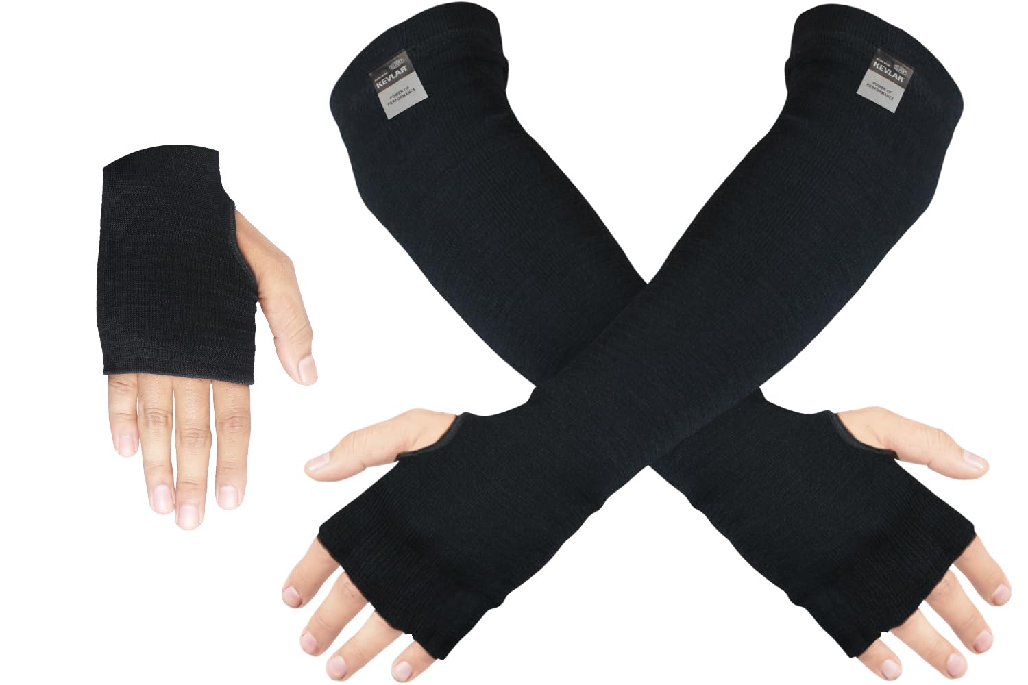 ECLAT-ASU Cut Heat Bite Resistant Arm Sleeves –EN388 Certified Arm Protection Sleeve for Welding, Cooking, Cat & Dog Handling