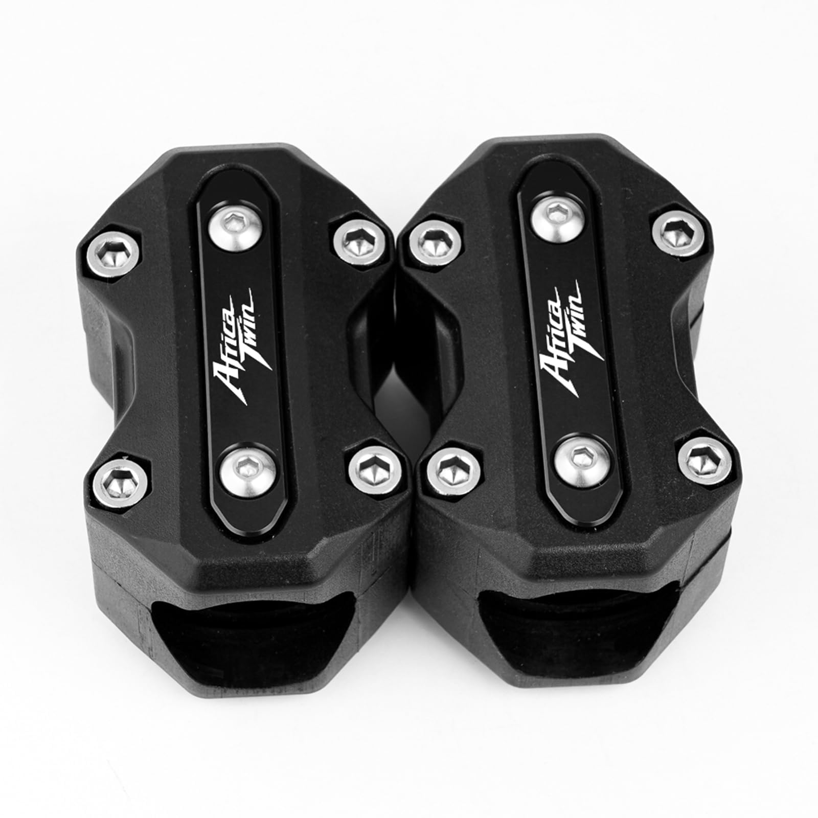 Accessori Moto Per Africa Twin 1100 CRF1100/L CRF 1000/L XRV 750 Blocco Protettivo del Paraurti Motore delle Barre di Protezione (Nero)