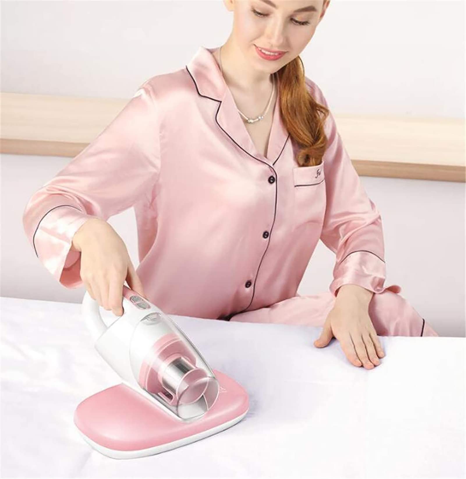 Aspiradora, instrumento de eliminación de ácaros de mano, máquina limpiadora de colchones, colector de ácaros de cama con filtración avanzada y succiones de 12,6 Kpa, para camas, almohadas, sofás, a