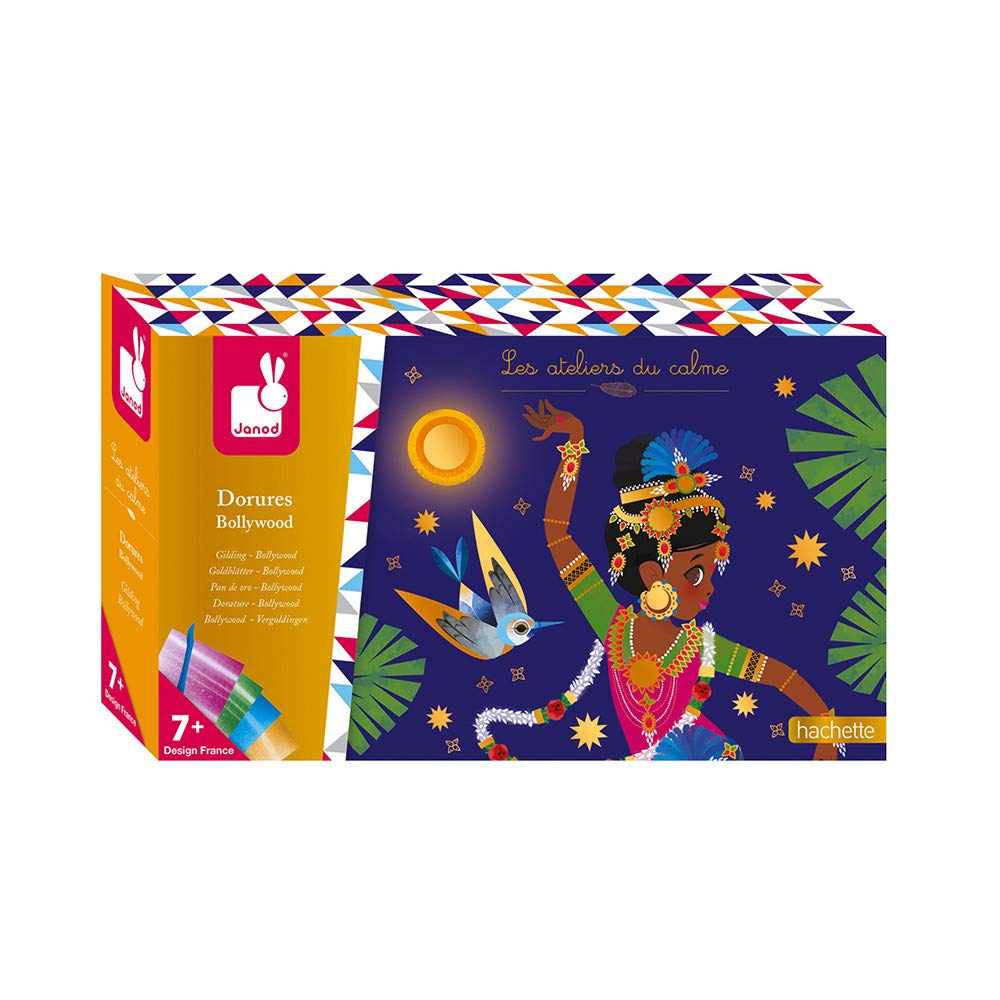 Janod - from 7 Years Old - Creative Kit - Bollywood Gilding - Les Ateliers du Calme - Creative Leisure - Dexterity and Concentration - J07809