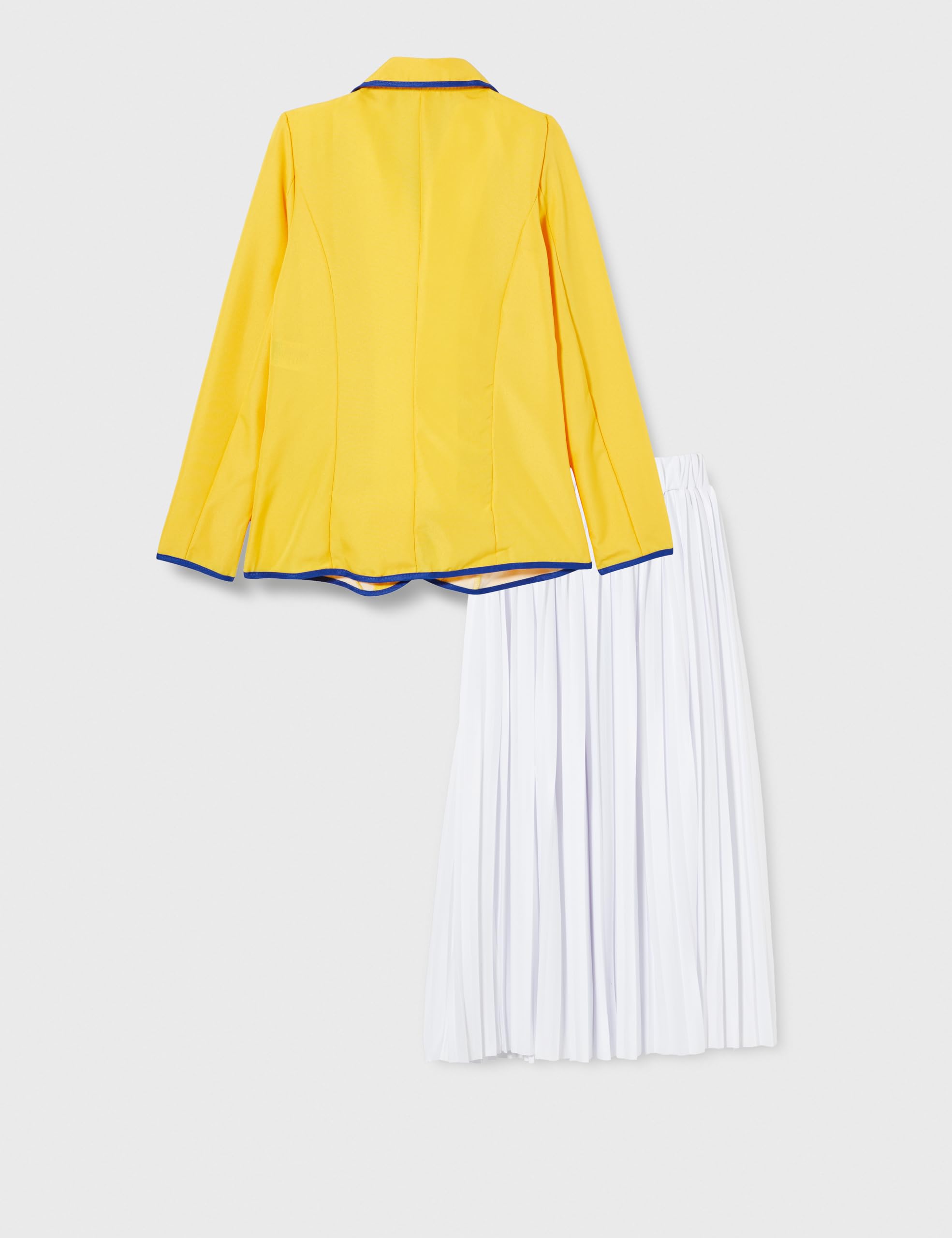 Ladies Holiday Girl Camp Hostess Fancy Dress Costume Hi De Hi 50s Adult  Outfit (UK Size 12-14), Yellow/White - BigaMart