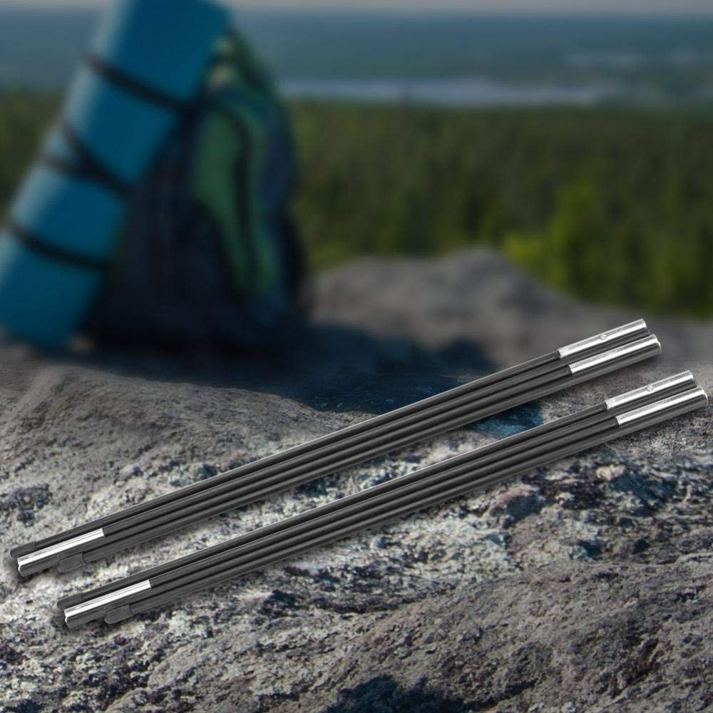 Replacement Tent Pole Kit, Fiberglass Tent-Stakes Tent Pole Bars Multifunction Lightweight Tent Pole Repair Kit for Double Tents Support Rods Awning Frames Kit