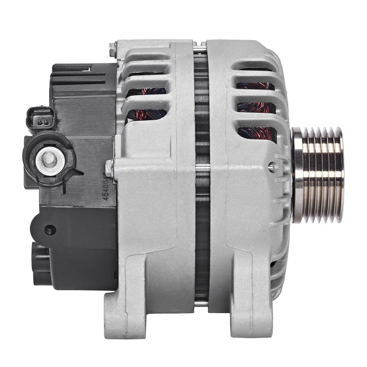 VALEO 439521 Alternatore Amperaggio: 125 Amp Alette: 6 alette Diametro puleggia: 57,5 mm Voltaggio: 14 V Direzione di rotazione: CLOCKWISE : VALEO