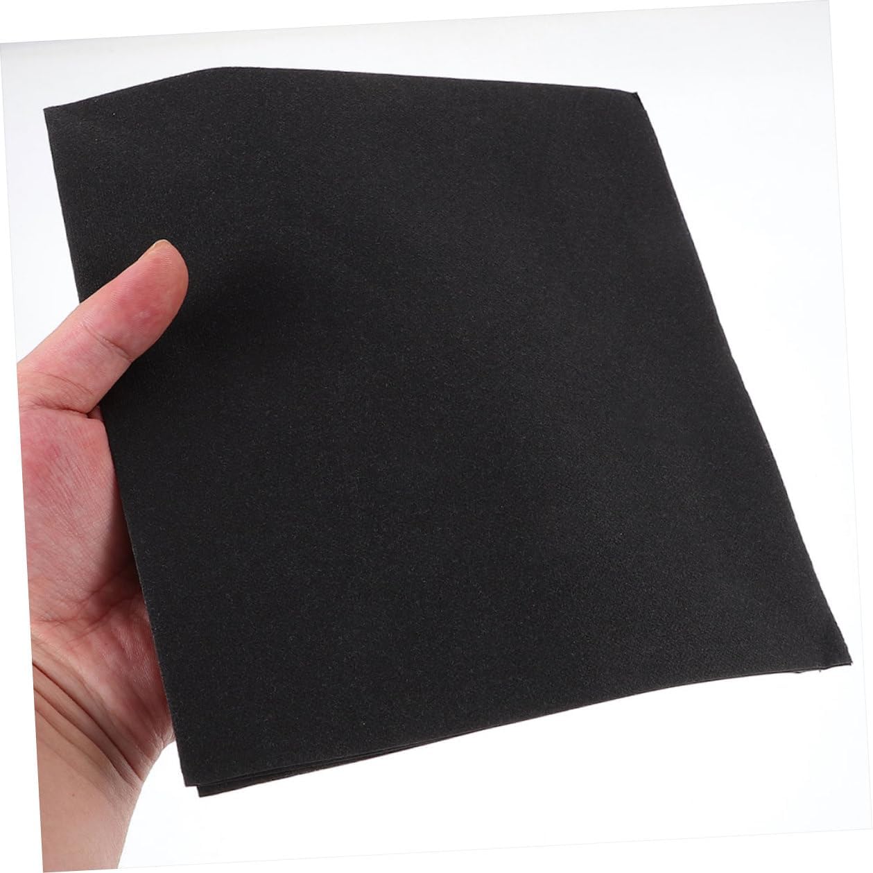 Toyvian Disposable Black Paper Napkins 50pcs X2 Thick Disposable Dinner Napkins for Holiday Parties Weddings Household Table Use