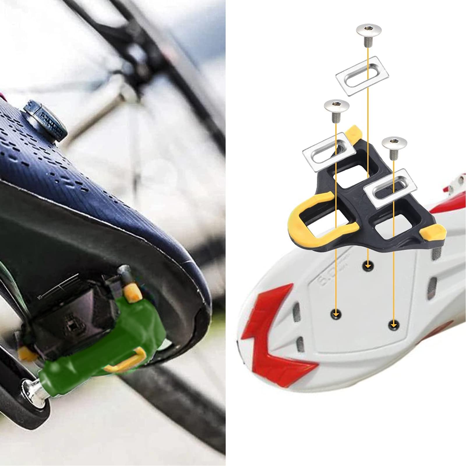1 paire de crampons de vélo de route sans clip - Pédales