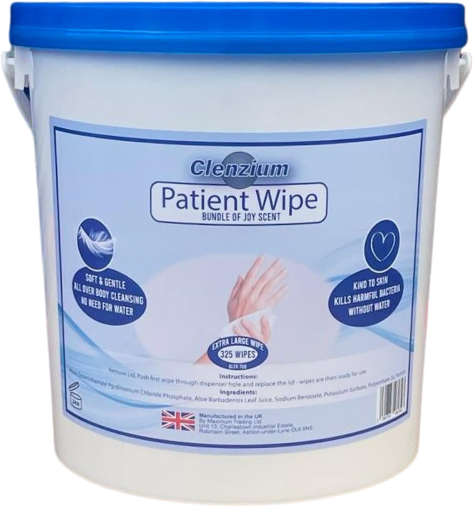 Patient Wipes for Full Body Cleaning Patient Cleansing Wipe Full Body Wipe for Adults Fragrance Free 325 Large Fresh Wet Wipes Bed Bath Intimate Care Soft Sheets