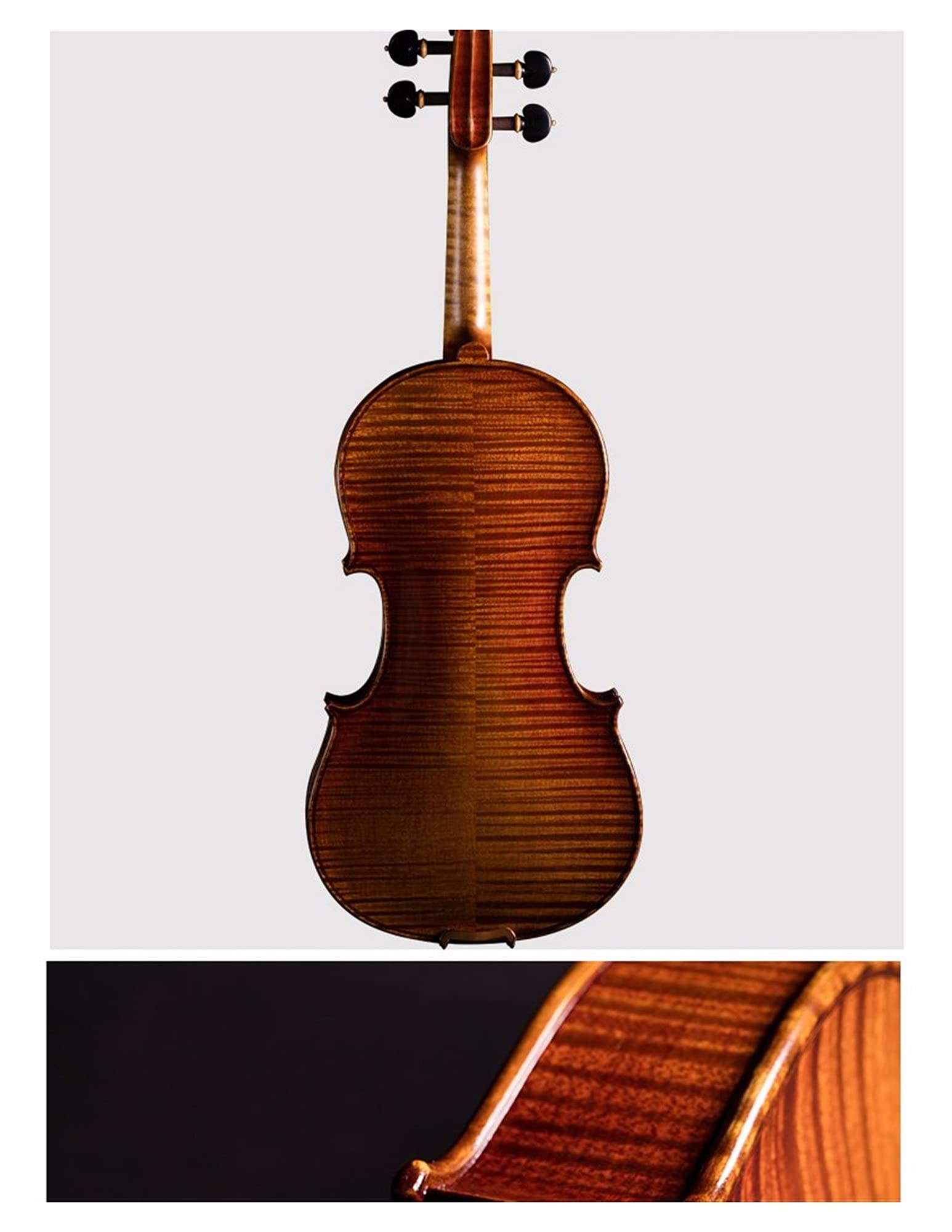 Violino Fatto A Mano Italiano Professionale Classico Che Gioca Per Bambini 4/4 Violino violino principianti(4/4 Italy dark)