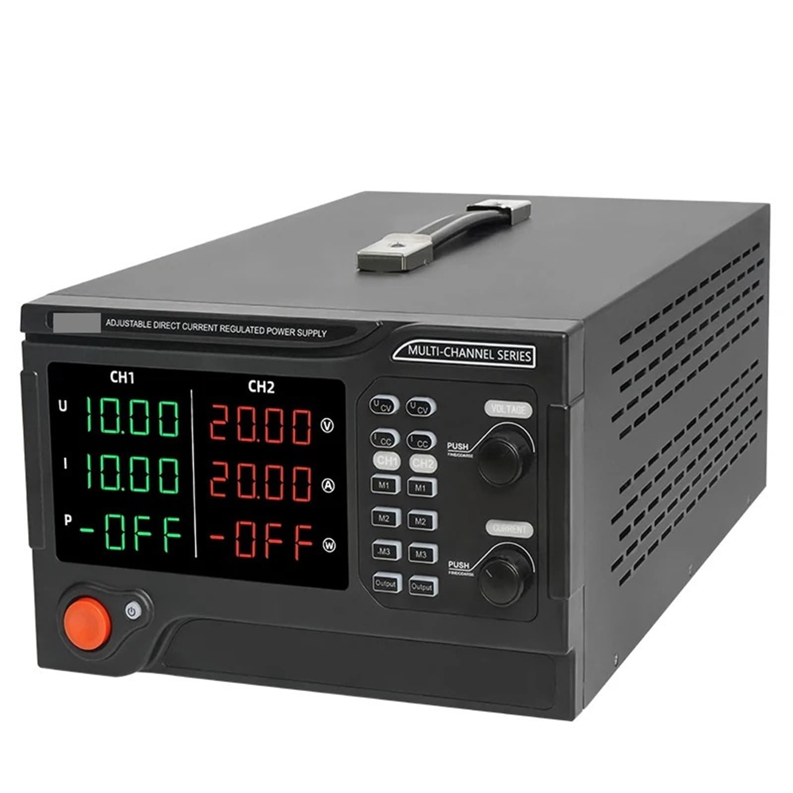 Fuente de alimentación Fuente de alimentación programable de dos canales, conmutación de CC ajustable, pantalla LED, protección contra sobretensión.(ETM-3020PC)