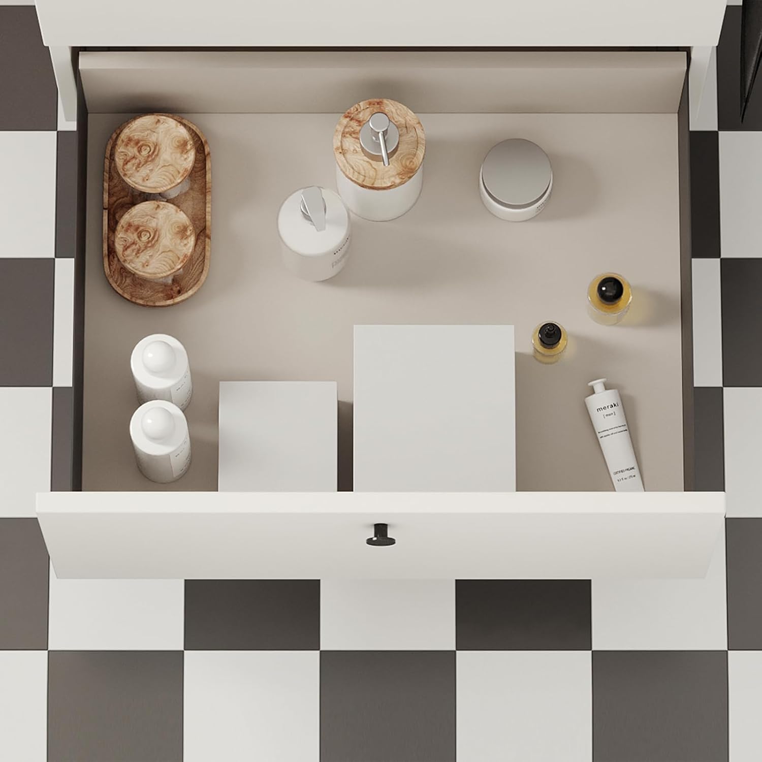 Drawer Set with Extra Thin Sides Height 88 mm Anthracite Grey Drawer Depth 400 mm Partial Extension with Soft-Close 3275235 for Kitchen Furniture