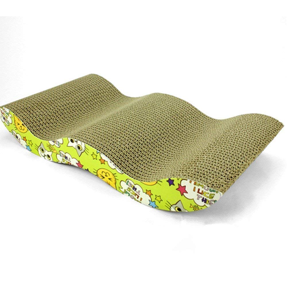 S-Lifeeling Ultimate Cat Scratch Board Lounge Pet Corrugated Cardboard with Catnip