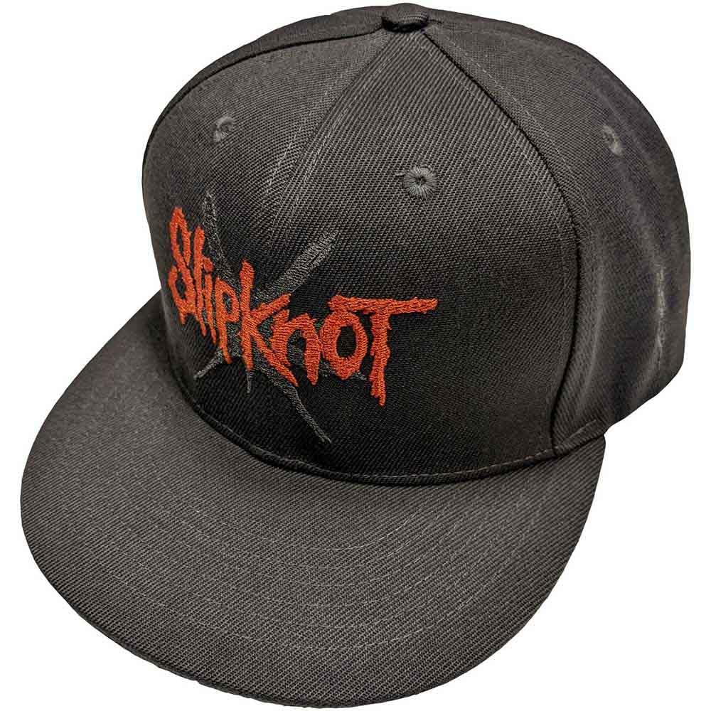 Slipknot Baseball Cap 9 Point Star Band Logo Official Charcoal Snapback One Size