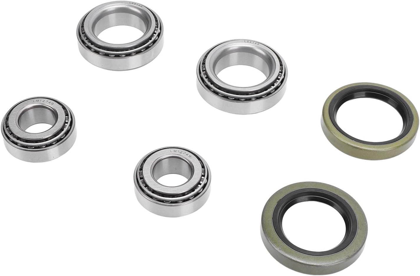 aqxreight Trailer Wheel Hub Bearings Kit L68149 LM12749 for /16in Axle Wheel Hub Alloy Construction Reduces Friction and Improves Performance for Boat and Utility Trailers