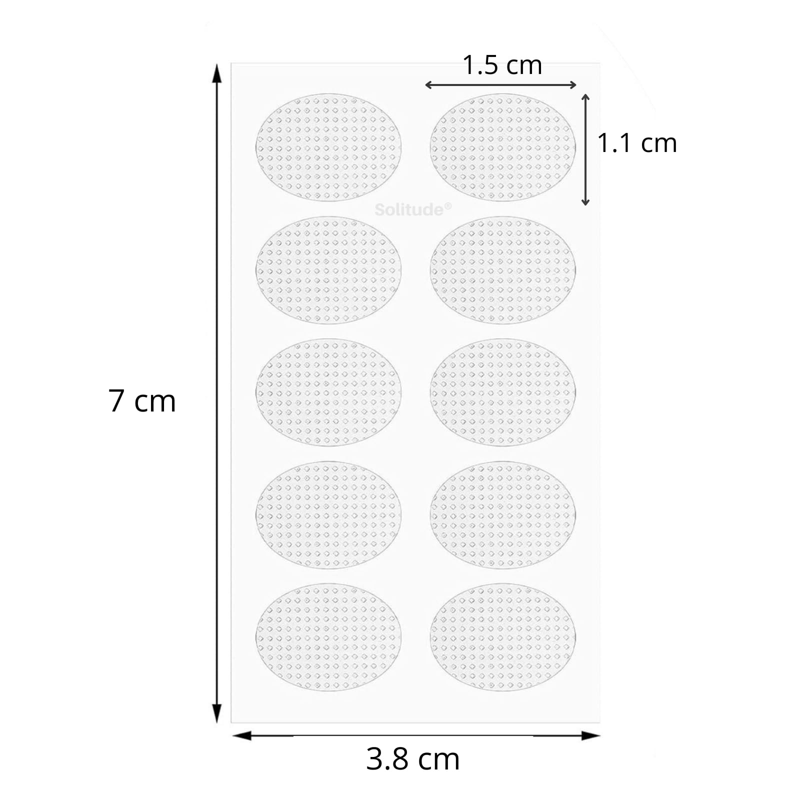 Solitude 80 Patches Invisible Ear Lobe Support Patches for Earrings & big Jhumkas Earlobe Tapes & Stickers Transparent Earring Supporter for Girls & Women Heavy Earrings - Image 2 thumbnail