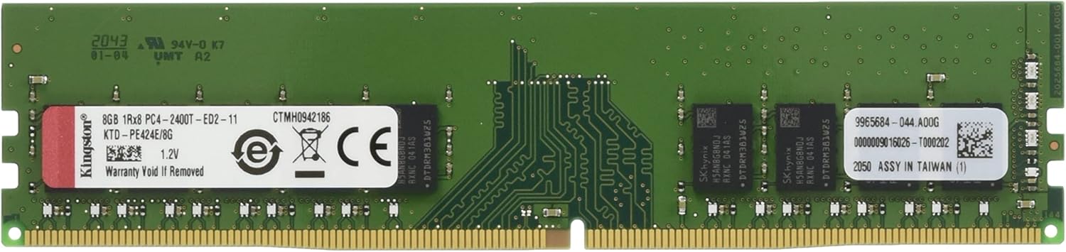 Kingston Technology Ktd-pe424e/8g 8gb Ddr4-2400mhz Ecc Module