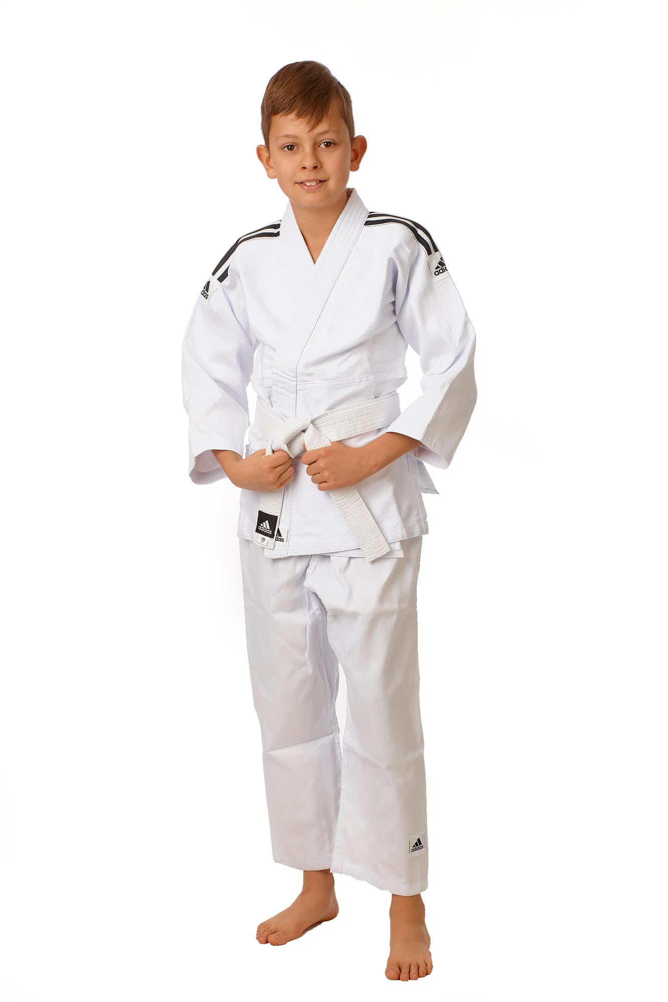 adidas Judoanzug J350 Club | Judo-GI für Kinder und Erwachsene | Training und Wettkampf | 350g/qm | 110-190 cm | Weiß oder Blau