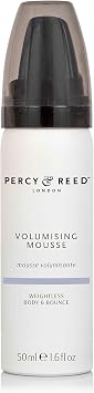 Percy & Reed Volumising Hair Mousse 50ml, Weightless Foam for Fine Hair