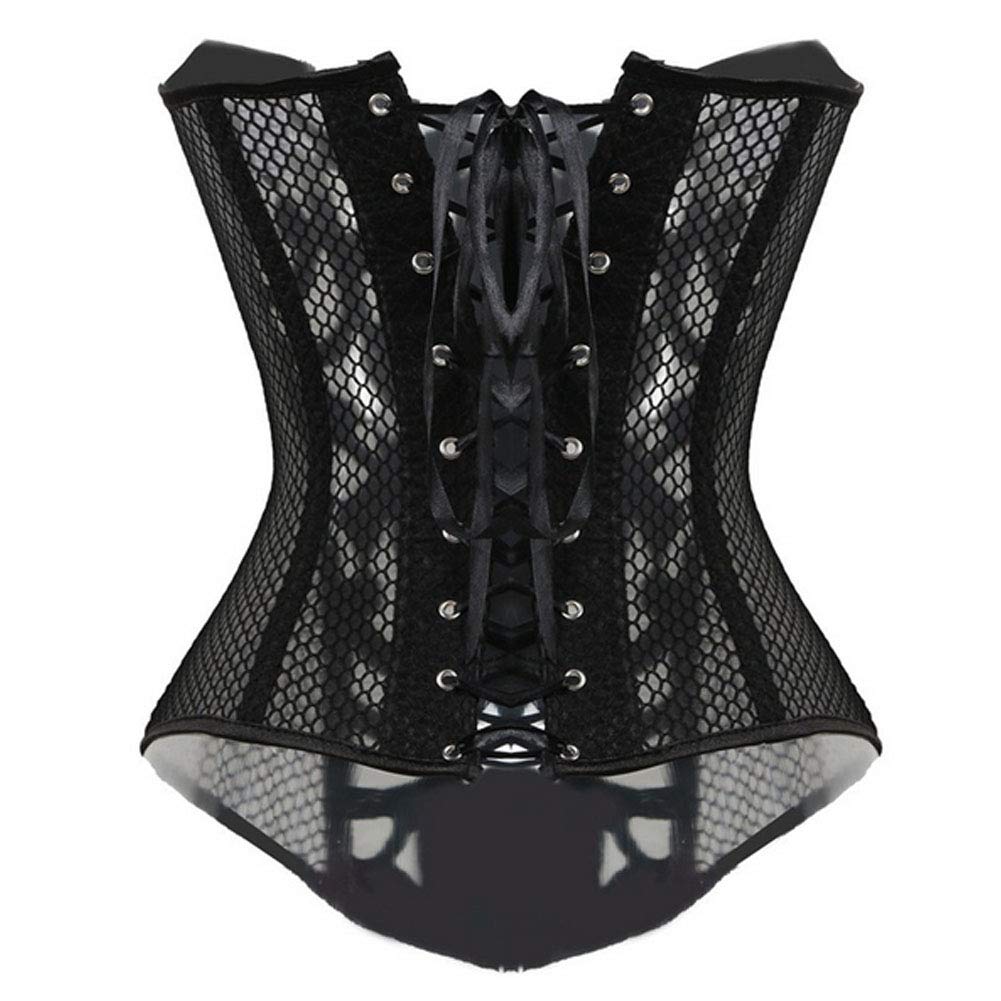Disossato Il Corsetto del Merletto Hollow in delle Donne con G-String