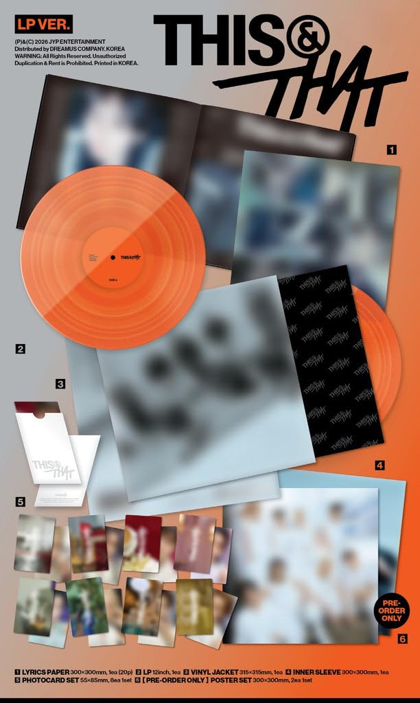 [Exclusive Pob] Stray-Kids This & That [LP Ver.] Album+Pre-Order Gift (JYP FANS SHOP)